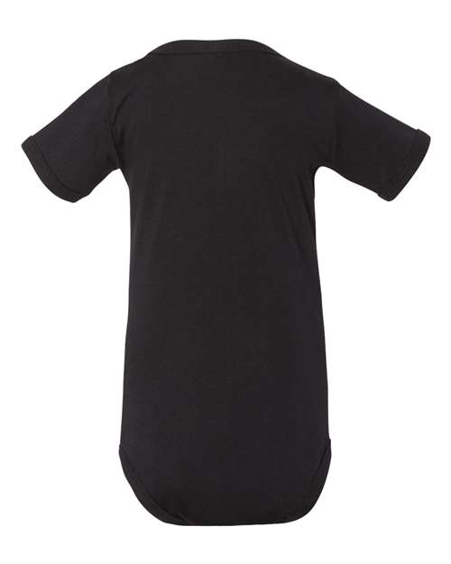 BELLA + CANVAS 100B, Infant Jersey One Piece, Black