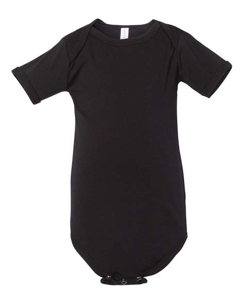 BELLA + CANVAS 100B, Infant Jersey One Piece, Black