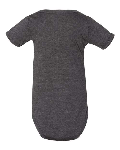 BELLA + CANVAS 100B, Infant Jersey One Piece, Dark Grey Heather