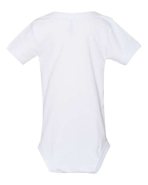 BELLA + CANVAS 100B, Infant Jersey One Piece, White