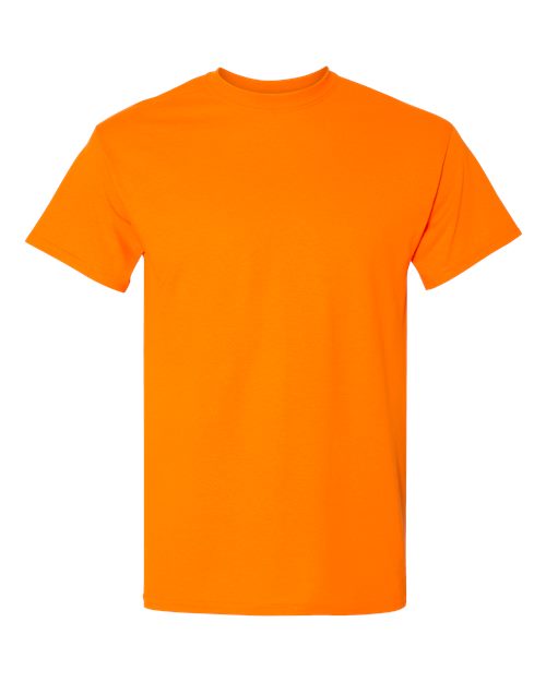 Gildan 8000, Unisex Dryblend T-shirt, Safety Orange