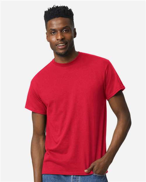 Gildan 8000, Unisex Dryblend T-shirt, Scarlet Red