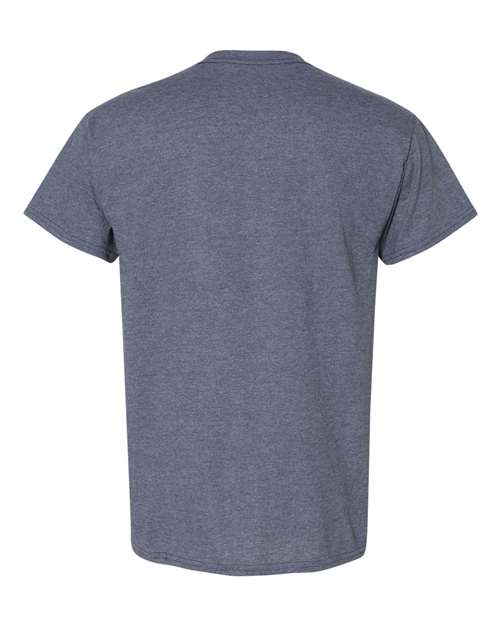 Gildan 8000, Unisex Dryblend T-shirt, Heather Dark Navy