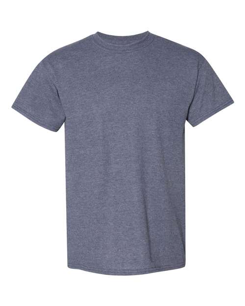 Gildan 8000, Unisex Dryblend T-shirt, Heather Dark Navy