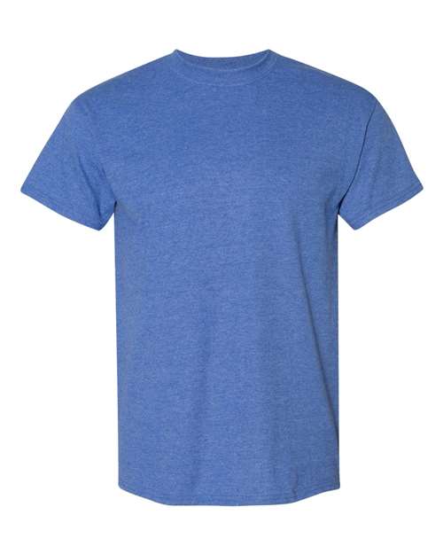 Gildan 8000, Unisex Dryblend T-shirt, Heather Deep Royal