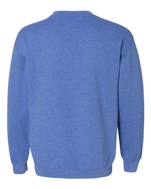 Gildan 18000, Unisex Heavy Blend Crewneck Sweatshirt, Heather Deep Royal