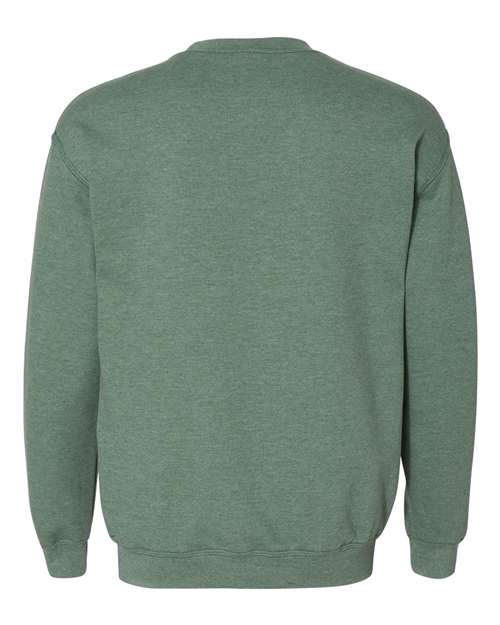 Gildan 18000, Unisex Heavy Blend Crewneck Sweatshirt, Heather Dark Green