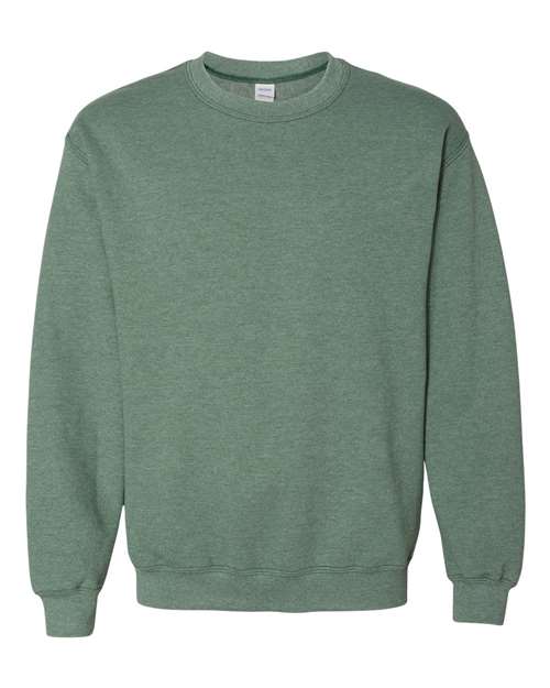 Gildan 18000, Unisex Heavy Blend Crewneck Sweatshirt, Heather Dark Green