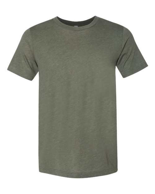 BELLA + CANVAS 3413, Triblend Tee, Military Green Triblend