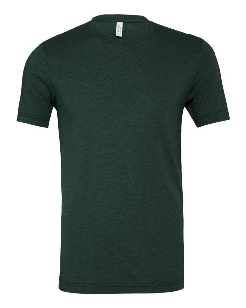 BELLA + CANVAS 3413, Triblend Tee, Solid Forest Triblend