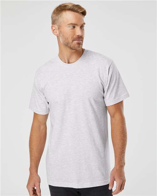 American Apparel 2001, Unisex Fine Jersey Tee, Ash Grey