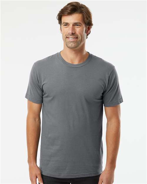 American Apparel 2001, Unisex Fine Jersey Tee, Asphalt
