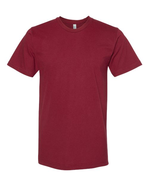 American Apparel 2001, Unisex Fine Jersey Tee, Cranberry