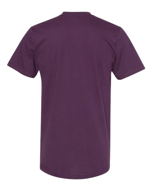 American Apparel 2001, Unisex Fine Jersey Tee, Eggplant
