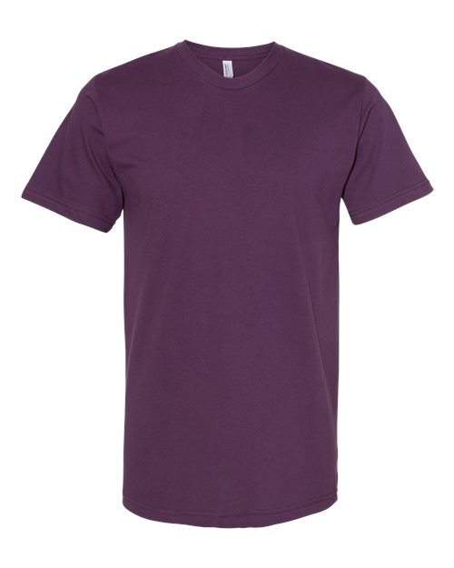 American Apparel 2001, Unisex Fine Jersey Tee, Eggplant