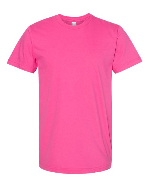 Unisex Fine Jersey Tee - Fuchsia - - 6364
