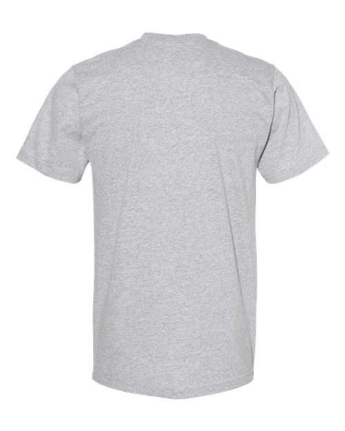 American Apparel 2001, Unisex Fine Jersey Tee, Heather Grey