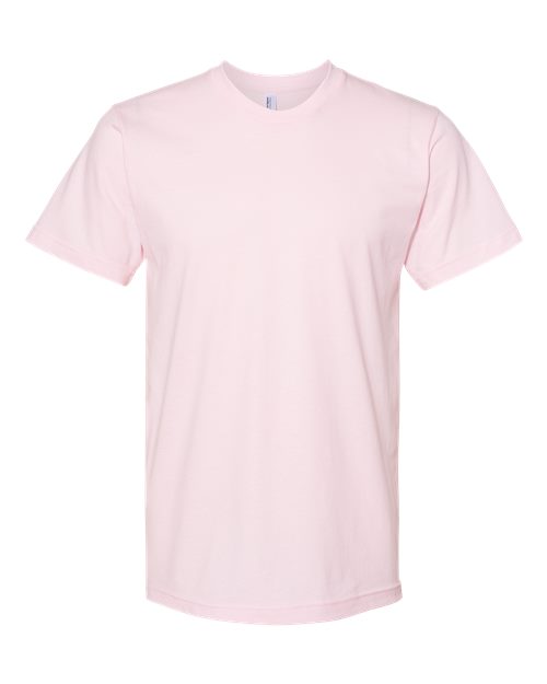 Unisex Fine Jersey Tee - Light Pink - - 6364