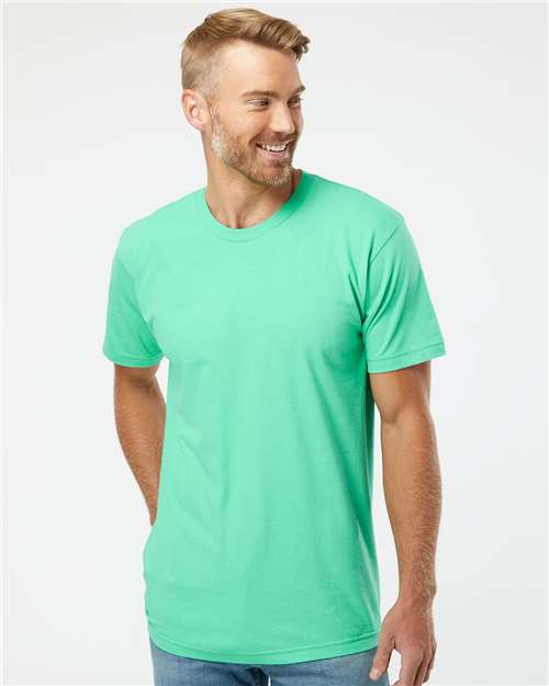 Unisex Fine Jersey Tee - Mint - - 6364