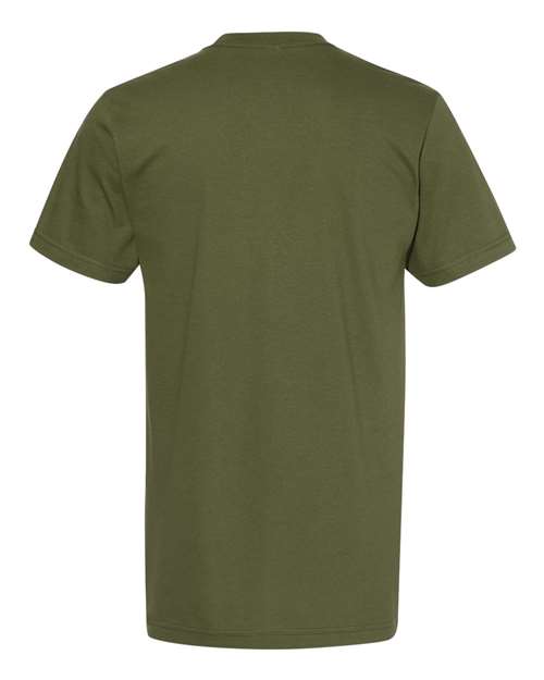 American Apparel 2001, Unisex Fine Jersey Tee, Olive