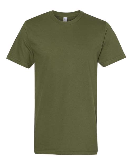 Unisex Fine Jersey Tee - Olive - - 6364