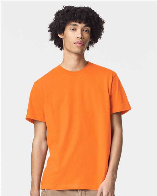 Unisex Fine Jersey Tee - Orange - - 6364