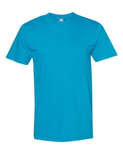 Unisex Fine Jersey Tee - Teal - - 6364