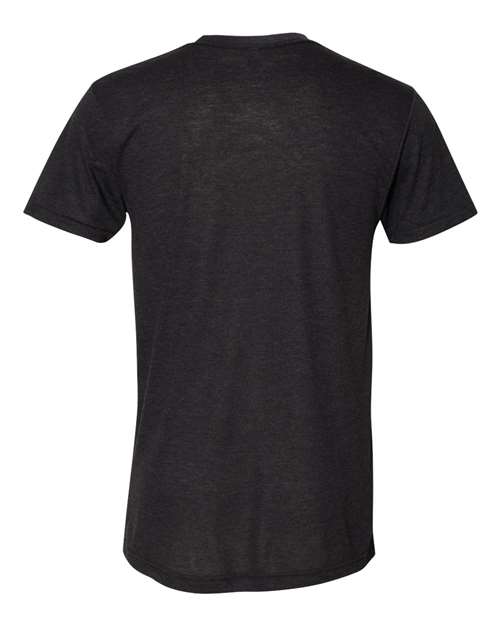 American Apparel TR401, Unisex Triblend Track Tee, Tri-Black