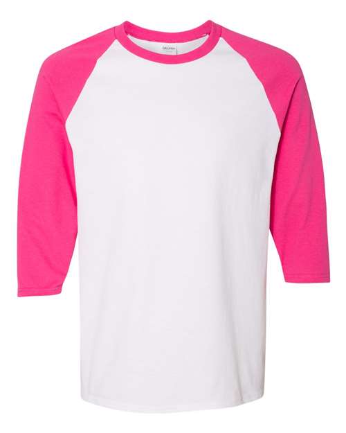 Unisex Heavy Cotton™ Raglan Three-Quarter Sleeve T-Shirt - - 3900 - Toronto Screen Printing- Color