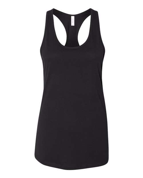 BELLA + CANVAS 6008, Women's Jersey Racerback Tank, Black