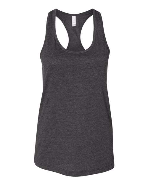 BELLA + CANVAS 6008, Women's Jersey Racerback Tank, Dark Grey Heather