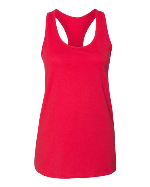 BELLA + CANVAS 6008, Women's Jersey Racerback Tank, Red