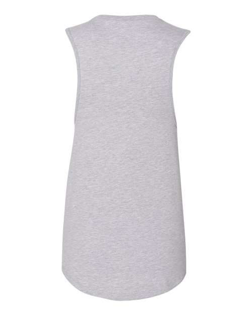 BELLA + CANVAS 6003, Women's Jersey Muscle Tank, Athletic Heather