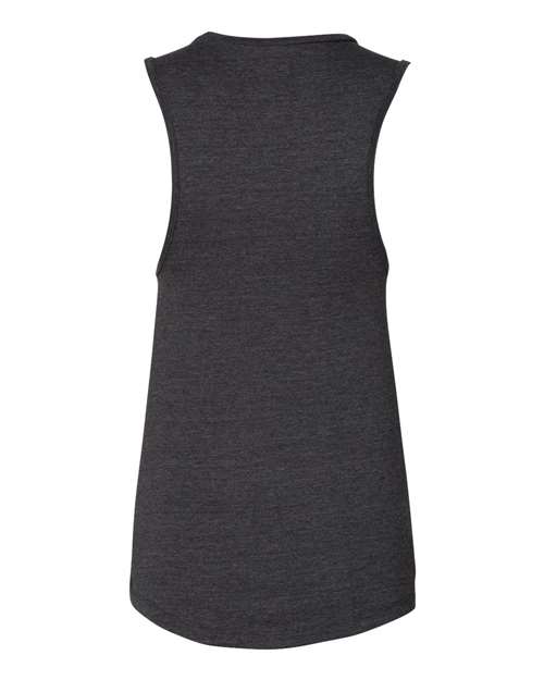 BELLA + CANVAS 6003, Women's Jersey Muscle Tank, Dark Grey Heather