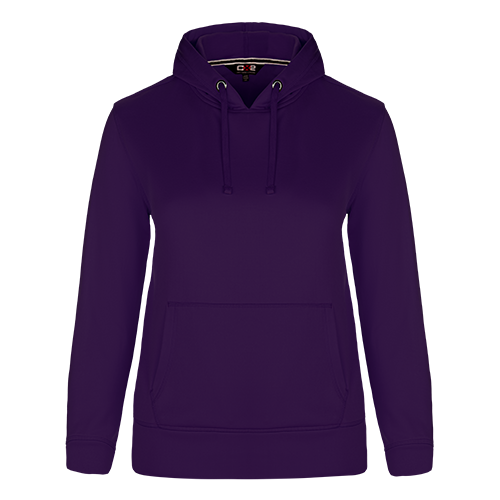 L00688 - Palm Aire - Ladies Polyester Pullover Hooded Sweatshirt Purple 688 CX2 Ladies team Women