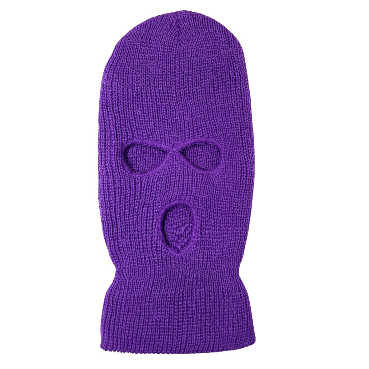 3 Hole Balaclava - JF3, Multi-Coloured Purple OSFA