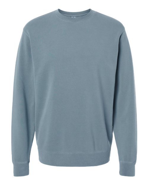 Independent Trading Co. PRM3500, Unisex Midweight Pigment-dyed Crewneck Sweatshirt, Pigment Slate Blue