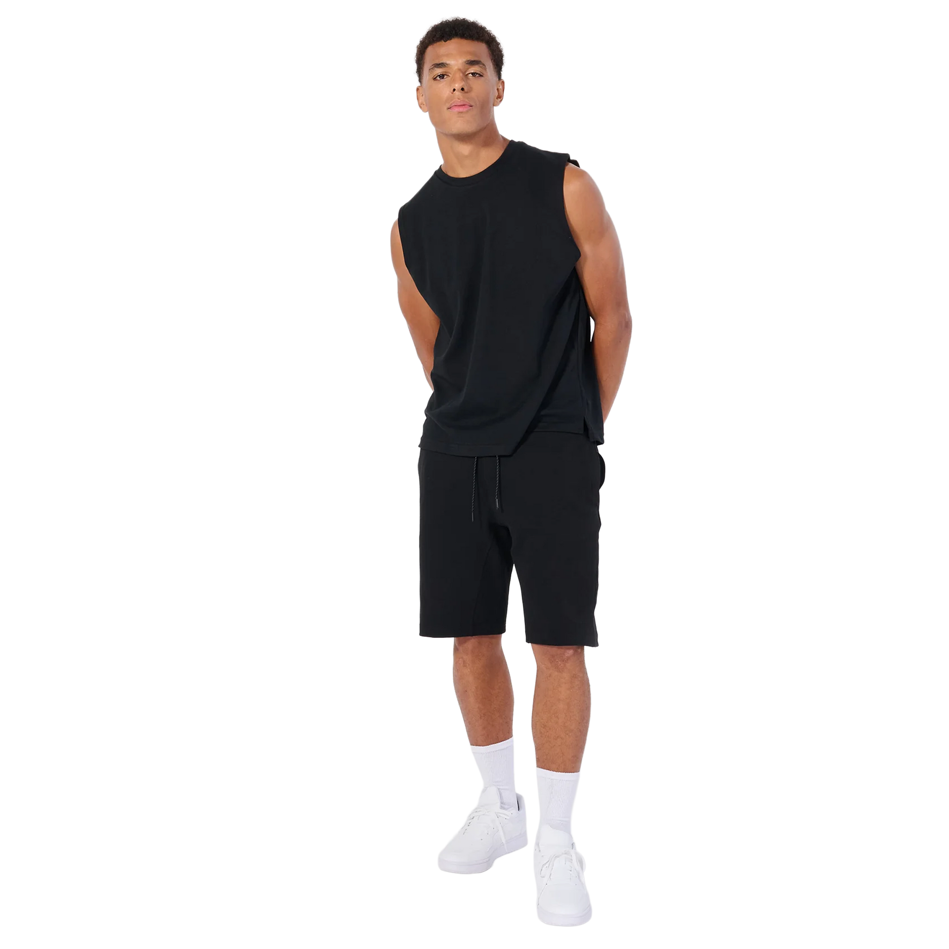 7015 - Luxury Shorts Black AXISM COTTON COTTON / POLYESTER MEN MIDWEIGHT newarrivals POLYESTER REGULAR tearaway