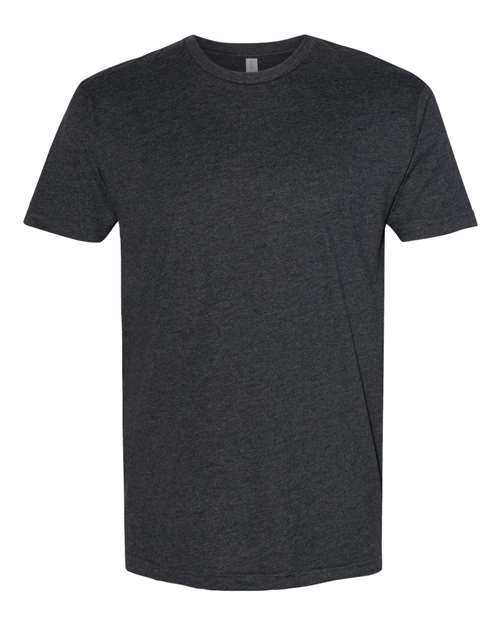 Next Level 6410, Unisex Sueded Tee, Heather Charcoal