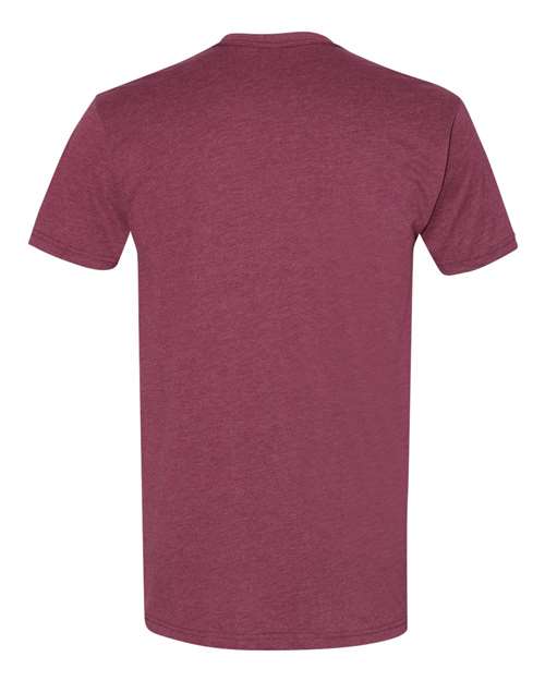 Next Level 6410, Unisex Sueded Tee, Heather Maroon