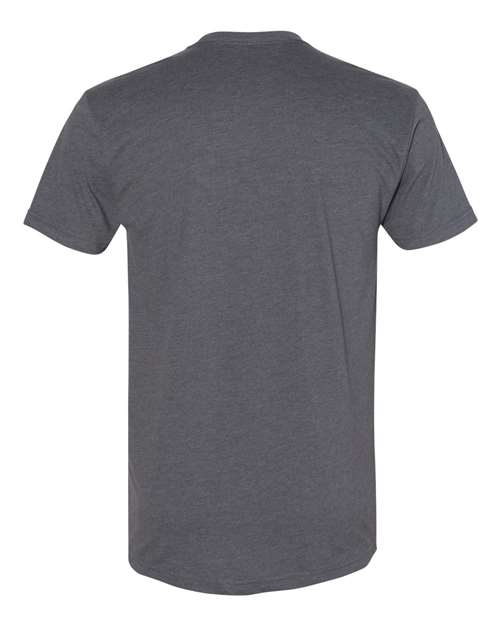Next Level 6410, Unisex Sueded Tee, Heather Metal