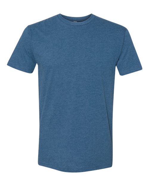 Next Level 6410, Unisex Sueded Tee, Heather Cool Blue