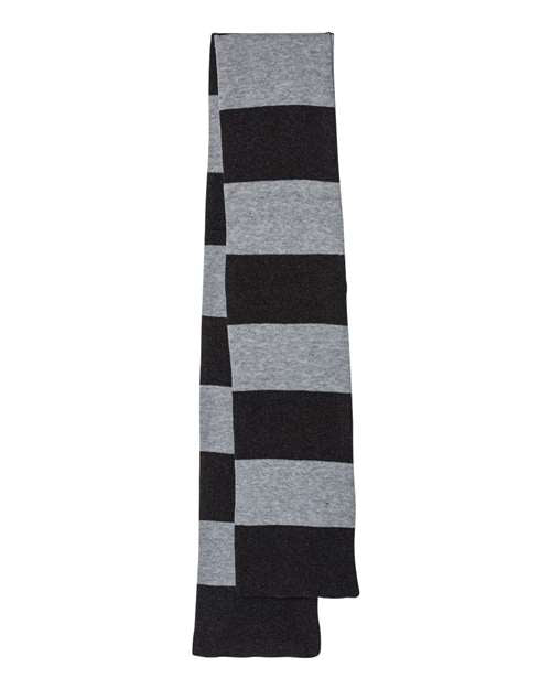 Rugby-Striped Knit Scarf - - 1404 - Toronto Screen Printing- Color