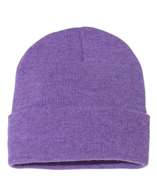 12" Solid Cuffed Beanie - - 1411 - Toronto Screen Printing- Color