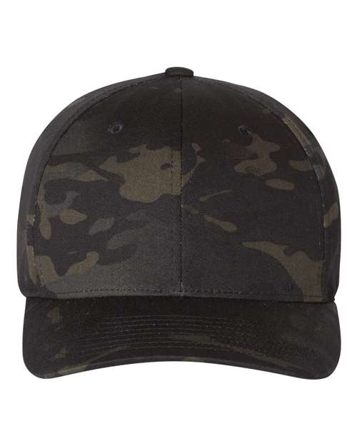 Flexfit 6277, Cotton Blend Cap, Multicam Black