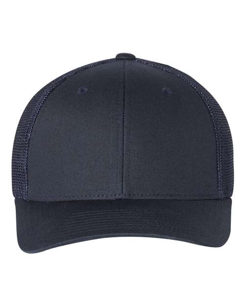 R-Flex Trucker Cap - - 6367 Navy 110 90195 Adult Best Selling Brands Blends Company Store Hats Company Store Headwear Company Store Style Guide Fitness and Wellness Fitted Go To Fashion Hats Headwear Mens & Unisex Mesh Mesh Back Mid Profiles Polyester - Over 50% Pre-Curved Visor Richardson School & Team Six-Panel Structured Truckers