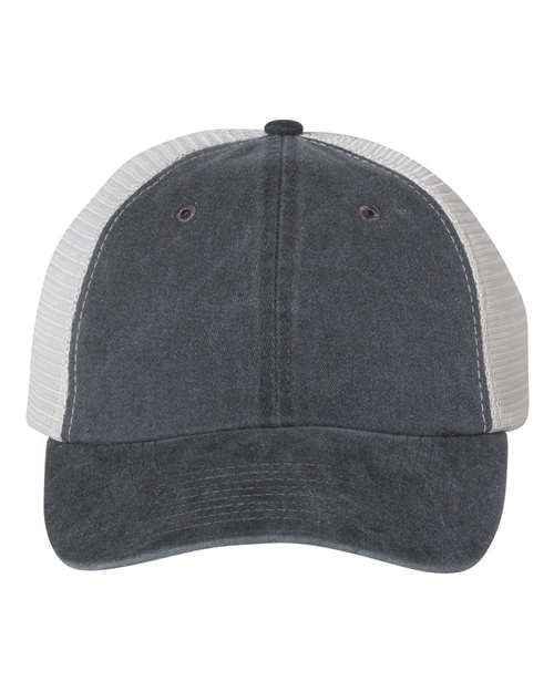 Pigment-Dyed Trucker Cap - - 6856
