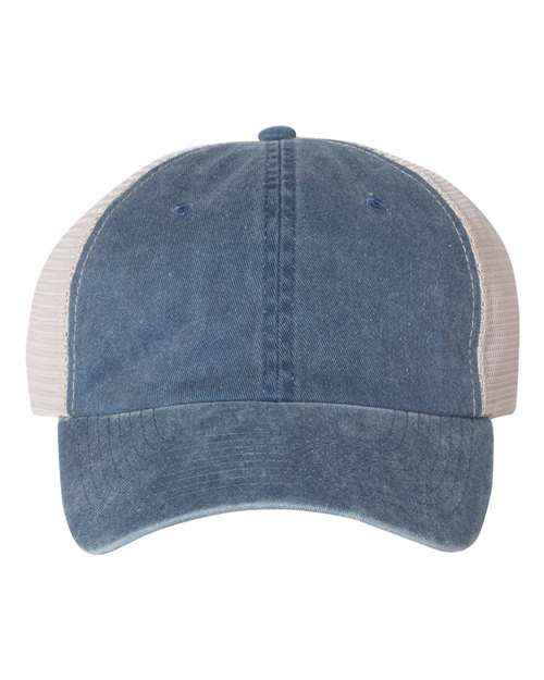Pigment-Dyed Trucker Cap - - 6856