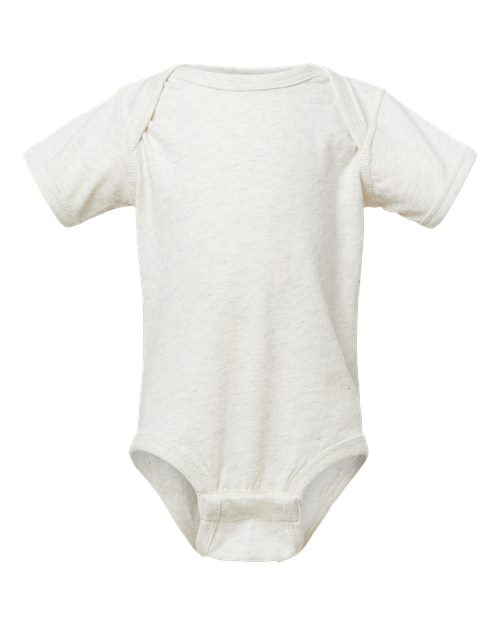 Rabbit Skins 4424, Infant Fine Jersey Bodysuit, Natural Heather