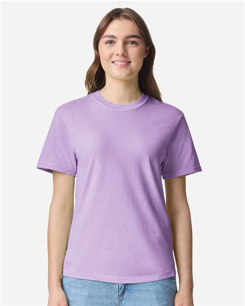 Unisex Garment-Dyed Heavyweight T-Shirt - Orchid - - 1822